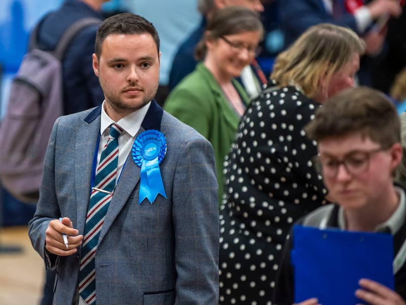 It takes almost all night from when the polls close to count the votes 