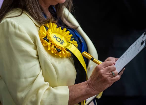 Each party waits nervously until the count is complete.