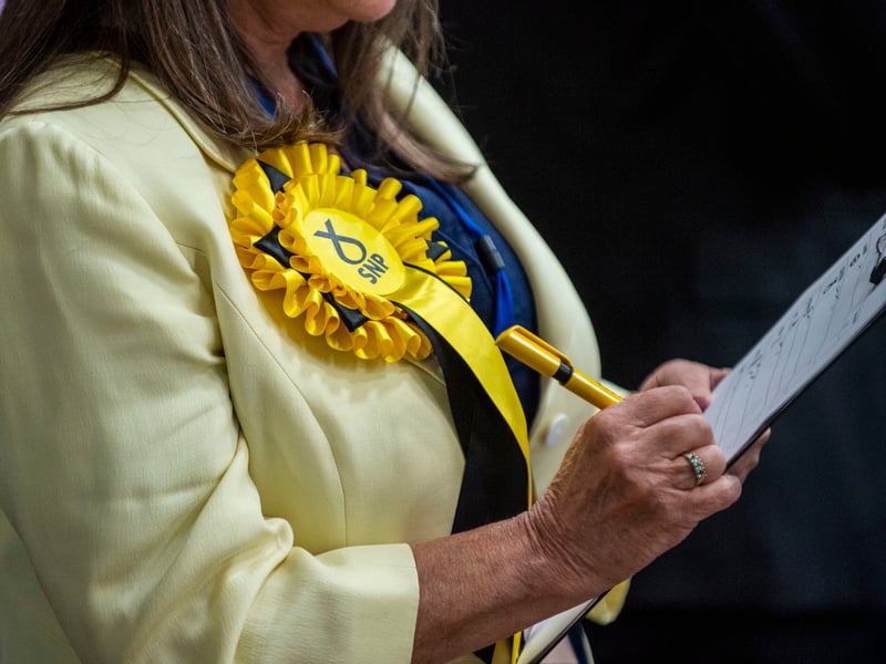 Each party waits nervously until the count is complete. 