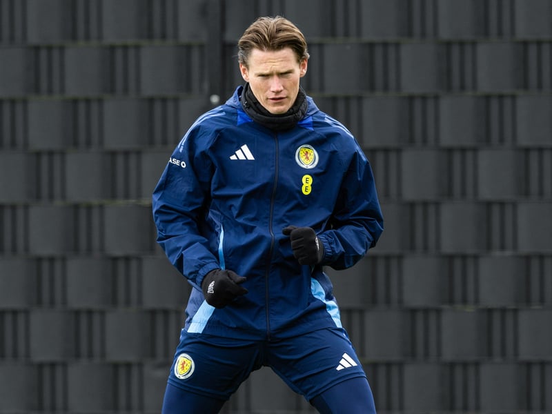 First name on the Scotland teamsheet. What a debut season the midfielder has had with Napoli, playing a huge role in their Serie A title win with 13 goals and six assists to earn hero status among the club's supporters. He is similarly revered by the Tartan Army with 12 goals in 60 caps for Scotland. Will play just behind the striker and look to add to his international goal tally.