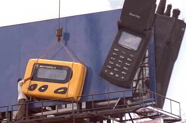 If you were important, or wanted to feel important, during the 80s, 90s and early noughties then you had to have a pager. Also known as a bleeper, it ensured you were connected at all times and never missed a vital - or not so vital - message. These once ubiquitous devices, often found clipped to the owner's belt, gradually faded from public life due to the rise of mobile phones and texting. But you'll often spot them on medical dramas, even today, as their reliability means they are still used in some hospitals.