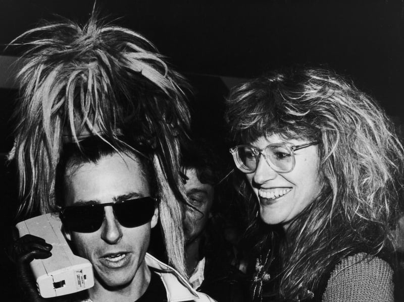 If there's a more 80s photo than this one, we'd like to see it. The first mobile phones which could be easily carried went on sale in 1984 but they cost a bomb and were huge compared with today's phones, weighing around 1.4kg. Nicknamed bricks, due to their unwieldy dimensions, you needed strong wrists to hold a conversation for any decent length of time while holding one of these monsters.