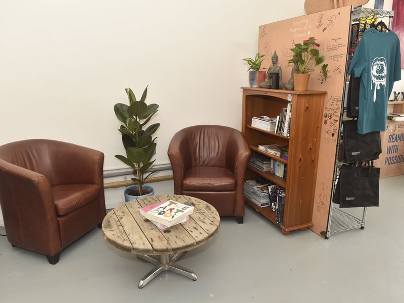 Tom Roberts from Lee-on-the-Solent, has officially opened his first physical art studio called The Studio @ThirteenEight in Stoke Road, Gosport

Picture: Sarah Standing (050625-4183) 