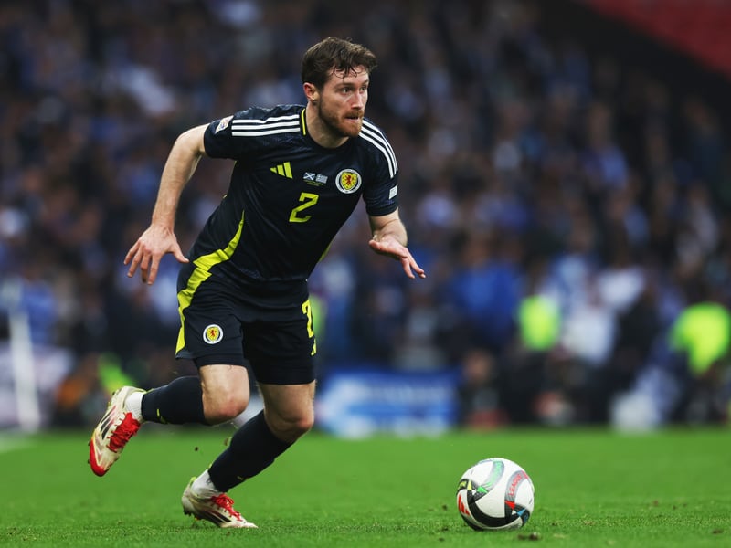 Not tested defensively, with Scotland largely on the front foot against poor opposition. Kept things simple on the attack and ended the game with a 92% passing accuracy rate.