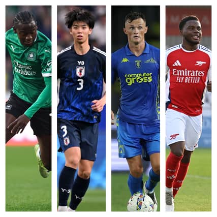 From left to right: Mustapha Bundu, Kota Takai, Liam Henderson and Nathan Butler-Oyedeji are on Pompey fans' transfer wish-list this summer.