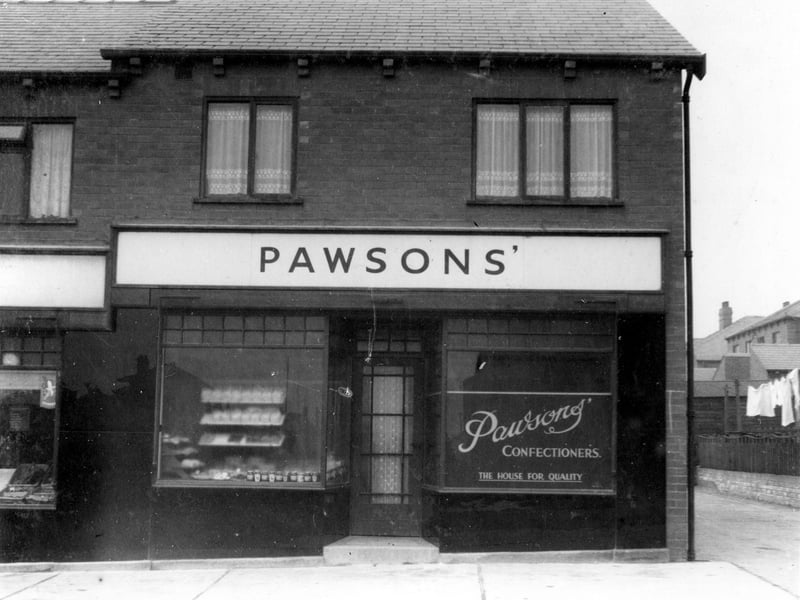 Pawson's Confectioners and Bakery on Leysholme Drive pictured in February 1938.