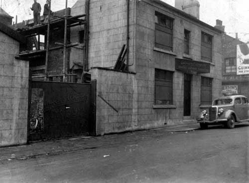 Office premises for Adamson and Company, Sewing Machine Engineers. Located off Whitehall Road, property also on Coleman Street. Pictured in March 1937.