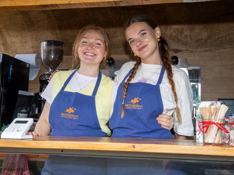 Stansted Park hosted the South Downs Food Festival, with family entertainment and lots of different food options.
Pictured - Molly & Ruby from Mochatado

Picture: Alex Shute