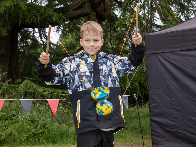 Stansted Park hosted the annual South Downs Food Festival equipped with family entertainment, live music and lots of different food vendors.

Pictured: Joel, 9

Picture: Alex Shute