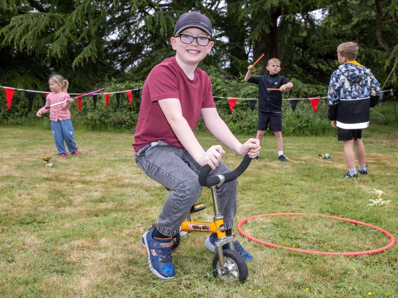 Stansted Park hosted the annual South Downs Food Festival equipped with family entertainment, live music and lots of different food vendors.

Pictured: Axel Green, 7

Picture: Alex Shute