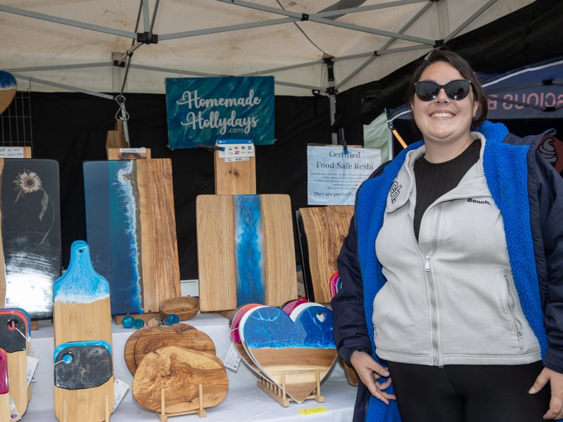 Stansted Park hosted the annual South Downs Food Festival equipped with family entertainment, live music and lots of different food vendors.

Pictured: Homemade Hollydays, Holly Read

Picture: Alex Shute