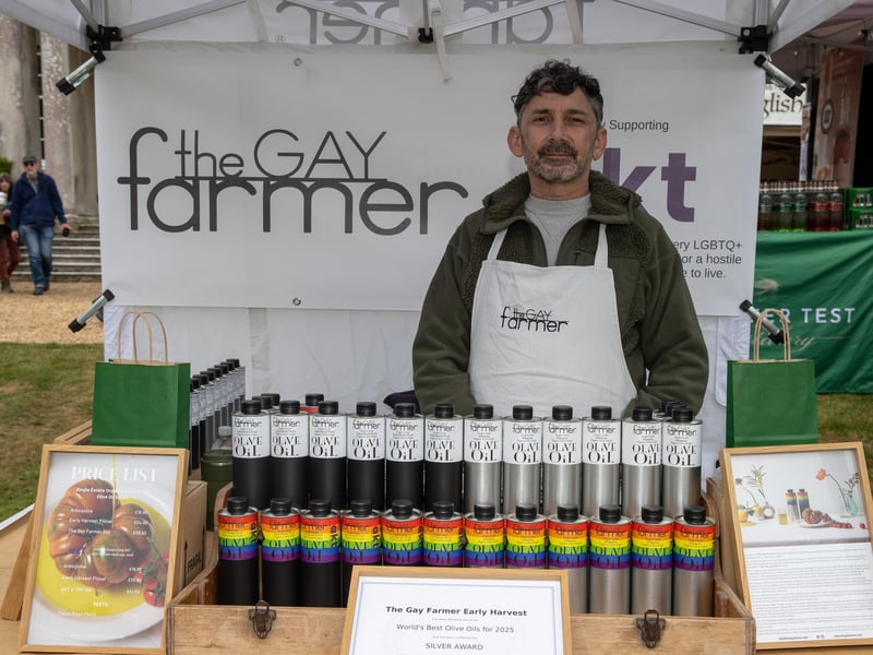 Stansted Park hosted the annual South Downs Food Festival equipped with family entertainment, live music and lots of different food vendors.

Pictured: Mark Dyer, The Gay Farmer

Picture: Alex Shute