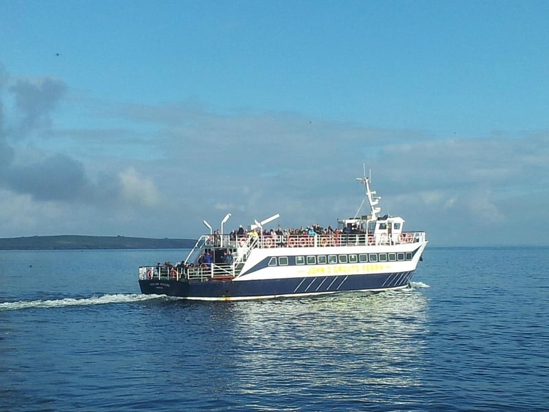 The scenes on a ferry which prove pivotal to the plot were shot on the ferry that goes between John o’Groats and Orkney.