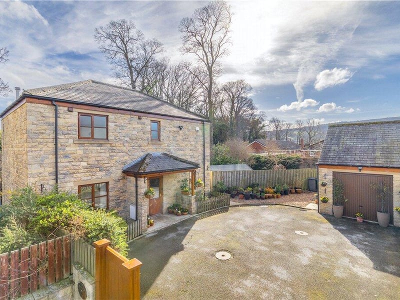 Driveway and garage
