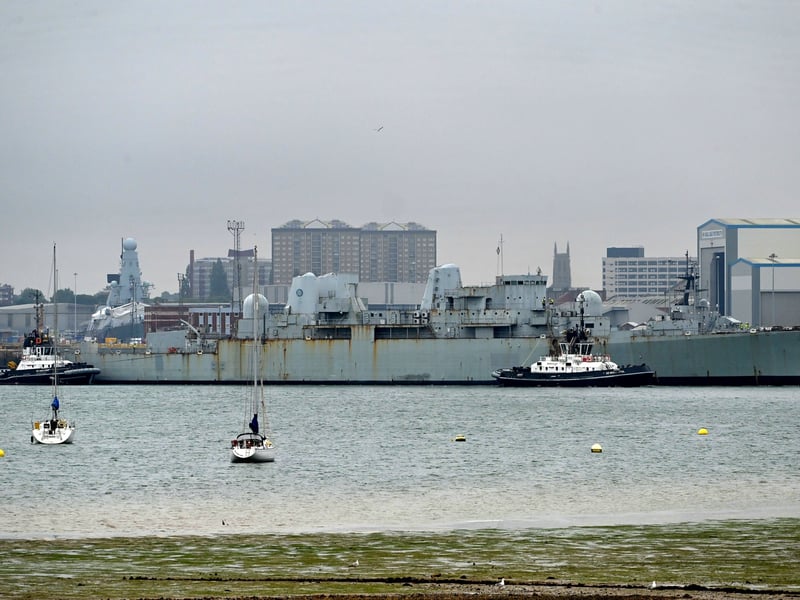 HMS Bristol, a Falklands War Destroyer that was in a class of her own, has sailed Portsmouth for the final time as she is set to be scrapped.
