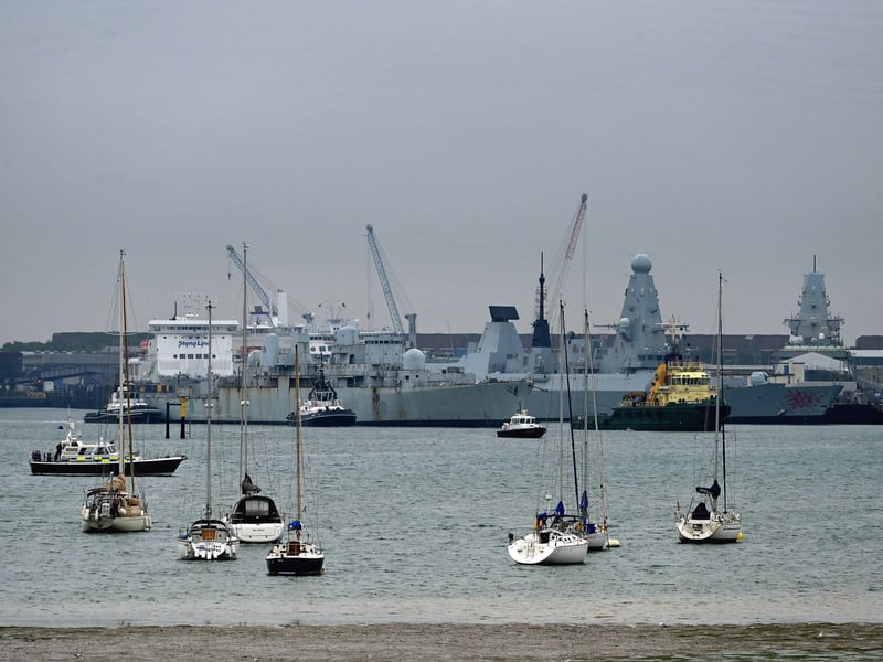 HMS Bristol, a Falklands War Destroyer that was in a class of her own, has sailed Portsmouth for the final time as she is set to be scrapped.