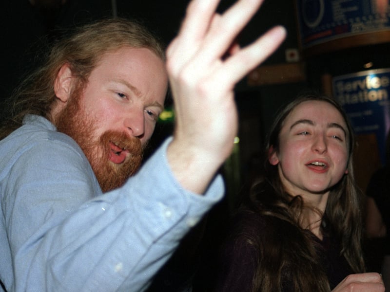 Pictured at the Varsity bar, West Street, Sheffield, in 2003 are Dave Wemgraf and Helen Cantrill