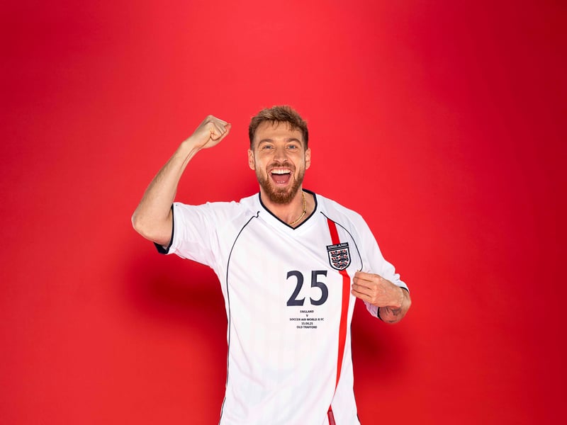 TV star Sam Thompson will be running out for England at Soccer Aid 2025.
