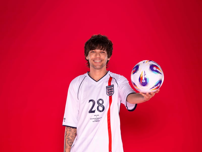 One Direction star Louis Tomlinson is swapping the stage for the pitch. He will be playing for England at Soccer Aid 2025.