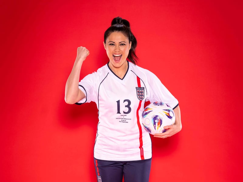 Sam Quek is swapping the hockey field for the football pitch. The Olympic gold medal winner is playing for England at Soccer Aid 2025.
