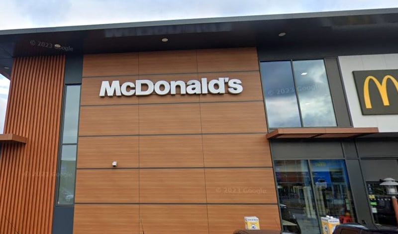 Walsall’s Littleton Centre McDonald’s has a one-star rating percentage of 32%.