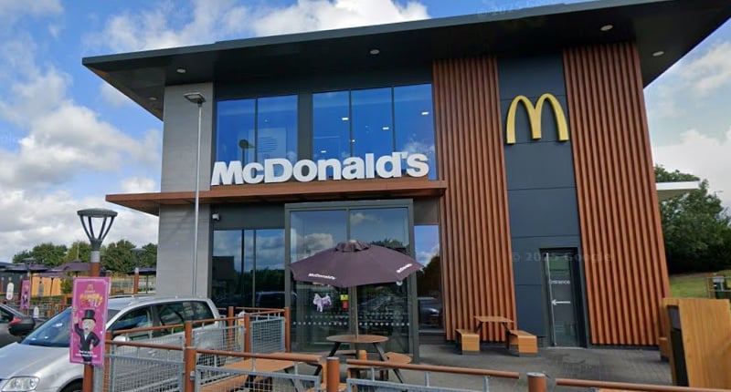 Northampton’s Kettering Road location of McDonald’s has a one-star rating of 27.01%.