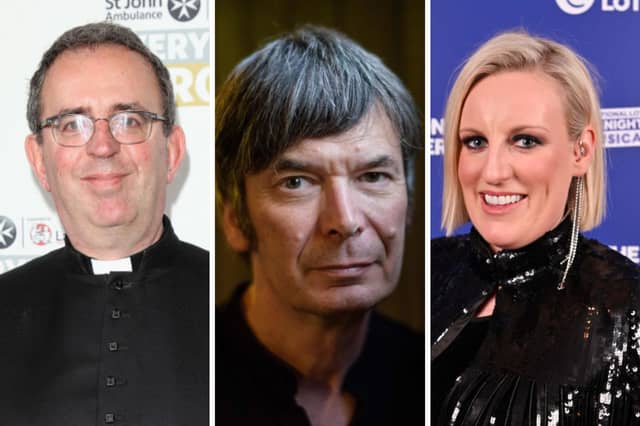 Three of the star names appearing at this year's Bloody Scotland festival.