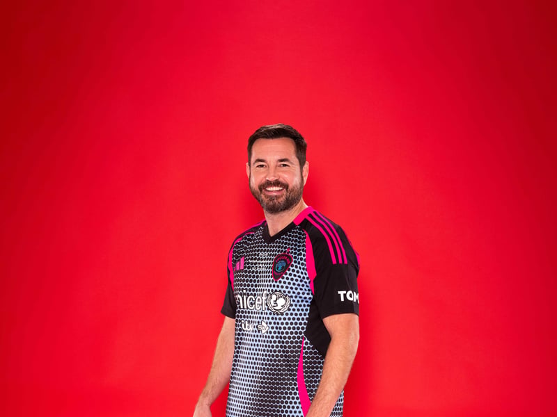 Line of Duty star Martin Compston is swapping hunting dodgy coppers for hunting the ball at Old Trafford. He is part of the World XI for Soccer Aid 2025.