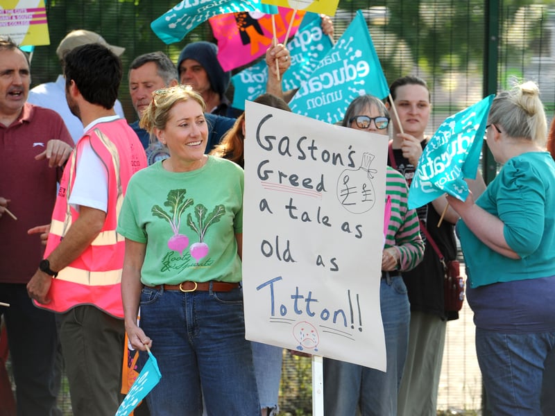 Staff across all HSDC campuses in Waterlooville, Havant and Alton have gone on strike over devastating job cuts following serious cash flow issues and a financial blackhole. 


Pictured is: Staff at HSDC in Havant.

Picture: Sarah Standing (130625-7876)