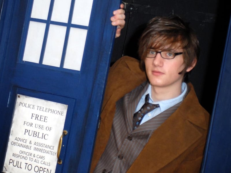Tom Fisher looked excellent as his own version of Dr Who when he visited the Temple Park Leisure Centre event in 2010.
