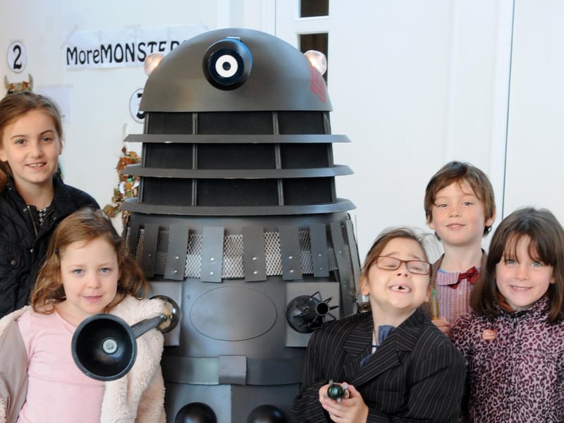 One more view from the Bede's World event which pulled in some young fans of Dr Who in 2013.