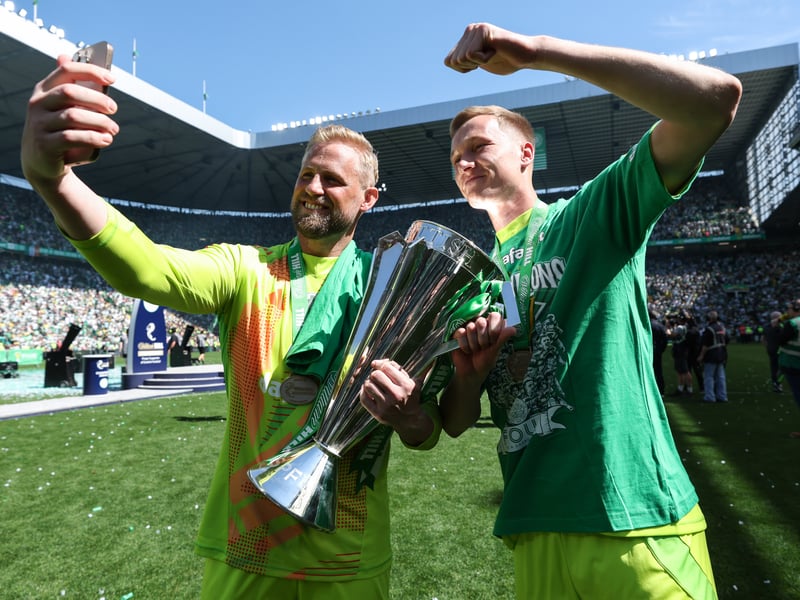 The big Danish goalkeeper will face competition from Viljami Sinisalo and Ross Doohan this season, but is still Celtic's number one at present.
