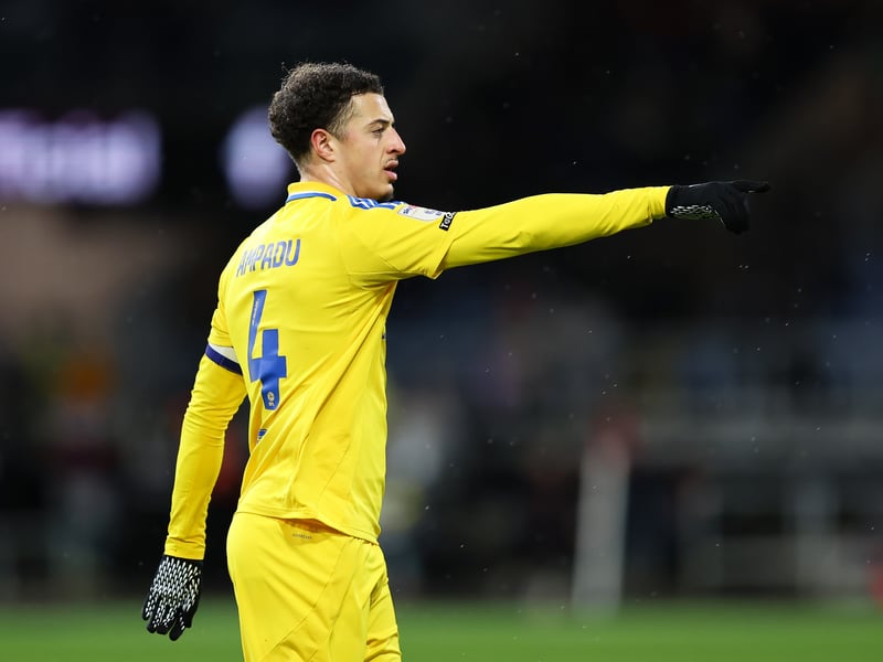 The first name on Farke's teamsheet and his most trusted on-pitch general, Ampadu is expected to keep the captain's armband and a place in the heart of midfield. His nastiness will be needed as Leeds scrap for points against superior opposition.