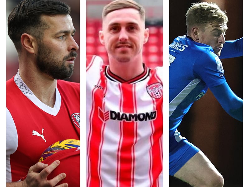 From left to right: Joe Rafferty, Gavin Whyte and Jack Sparkes has been through varying fortunes since leaving Pompey.