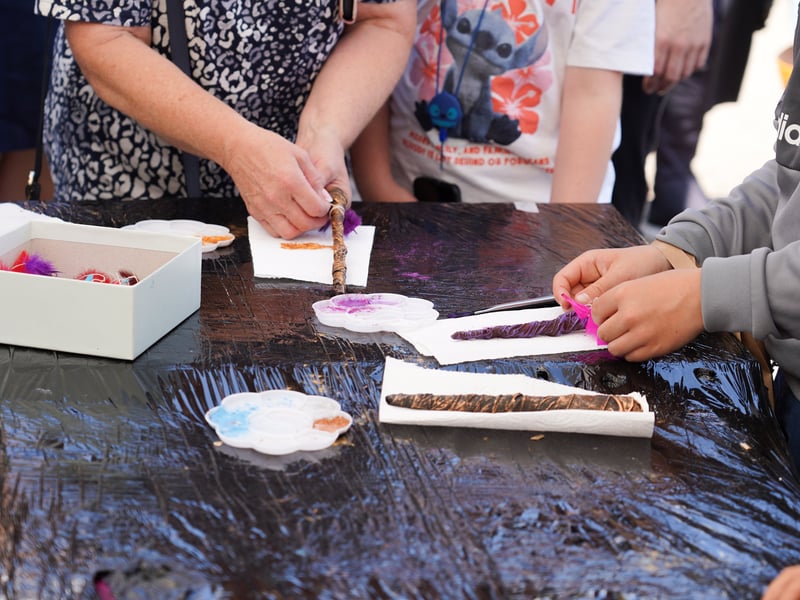 Port Solent Comic Con welcomed all things sci-fi with a day full of workshops, character appearances and  cosplay.

Pictured: People making wands 

Picture: Alec Chapman