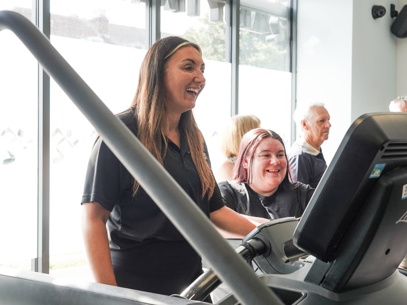 The team at Anytime Fitness, Cosham, has hosted a 24 hour workout fundraising event to show support for the family of  Beth Martin. 

Pictured: Trina and Vicky

Picture: Alec Chapman