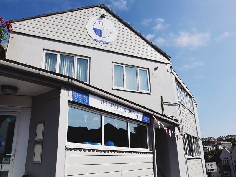 The Gem Fish and Chips in Falmouth has a Tripadvisor ‘value’ rating of 4.6 and an overall Tripadvisor rating of 4.7.