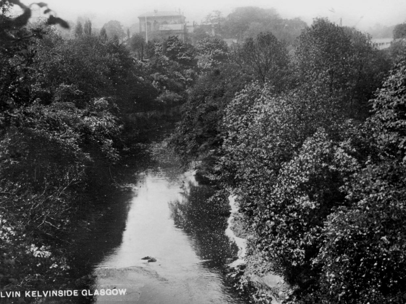 Botanic Gardens River Kelvin (postcard)