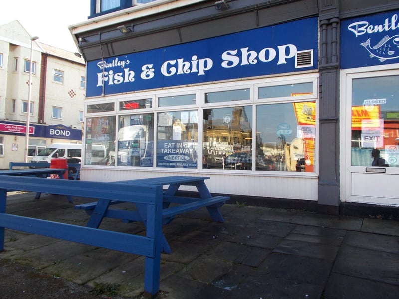 Bentley’s Fish and Chips in Blackpool, Lancashire has a Tripadvisor ‘value’ rating of 4.7 and an overall Tripadvisor rating of 4.7.