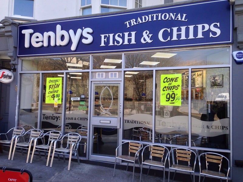 Tenby Fish and Chips in Tenby, Pembrokeshire has a Tripadvisor ‘value’ rating of 4.5 and an overall Tripadvisor rating of 4.6.