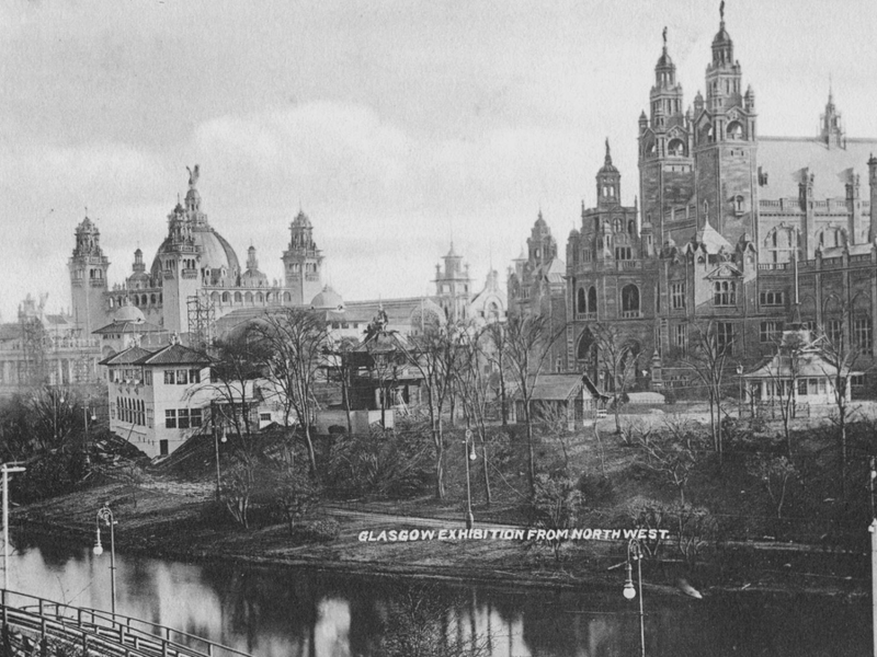 Kelvingrove, 1901 International Exhibition from NW