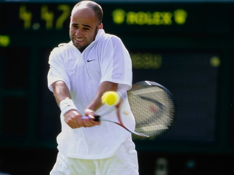 Completing the top five richest tennis players is American tennis ace Andre Agassi - worth an estimated $145 million. His glittering career included eight major and an Olympic gold. He's the only man to have won the career Super Slam (the Grand Slam, the Olympic gold medal and the year-end championships).
