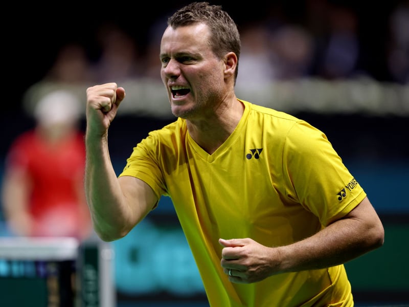 Aussie star Lleyton Hewitt is a former world number one who won two major singles championships - the 2001 US Open and the 2002 Wimbledon Championships. He also won the 2000 US Open men's doubles title, back-to-back Tour Finals titles in 2001 and 2002, and the Davis Cup with Australia in 1999 and 2003. It's earned him a fortune estimated at $25 million.