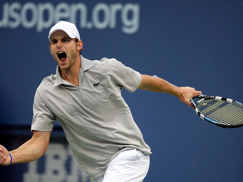 American player Andy Roddick reached five Grand Slams in his career - losing all but one to Roger Federer. His sole major win was the 2003 US Open. Still, his consistency meant that he was in the world top 10 for a full decade, earning him a fortune estimated at $40 million.