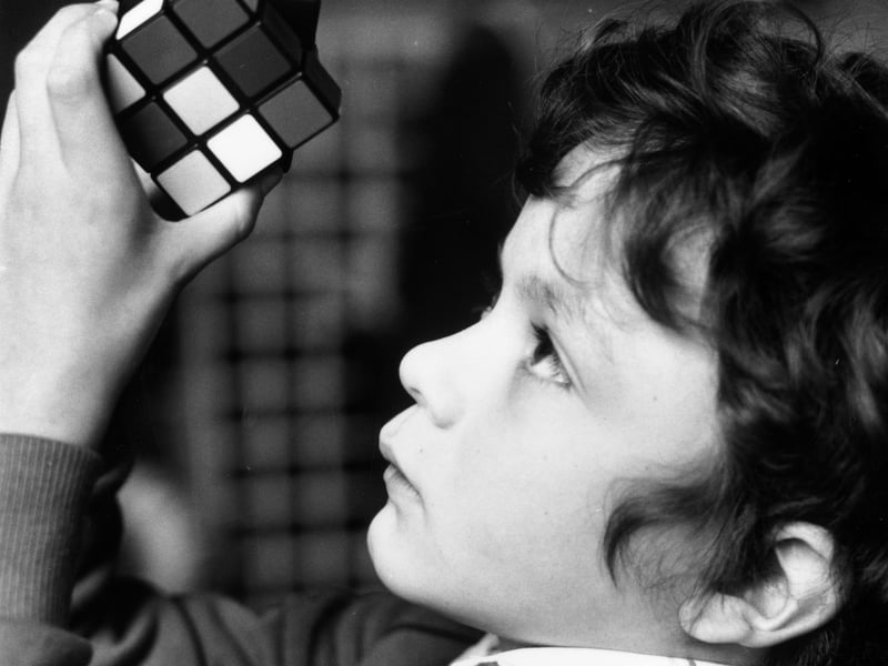 The Rubik's Cube was invented in 1974 but became a huge craze in the UK during the early 80s, when it was found in almost every home. People of all ages spent hours trying to get the colours to line up, driving themselves mad in the process. How many of us resorted to peeling off the stickers to 'complete' the puzzle.