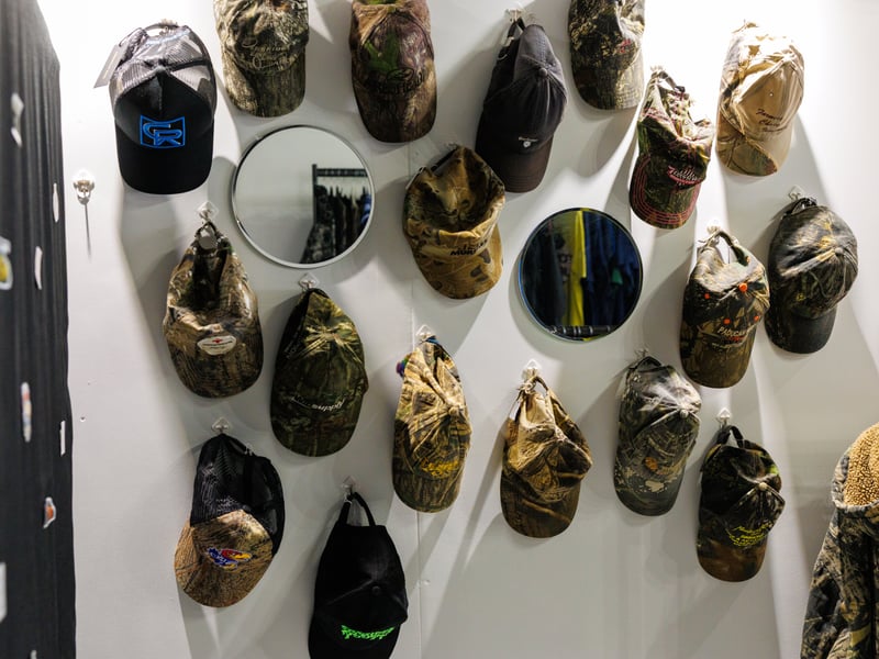 A range of hats on sale at DNA Vintage.