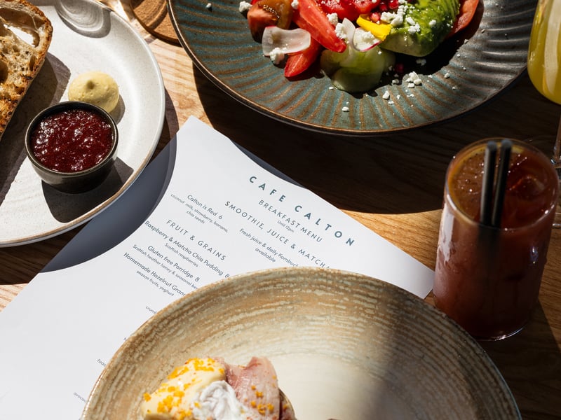 A sneak peek of the delicious food and drinks which will be on offer at Cafe Calton.