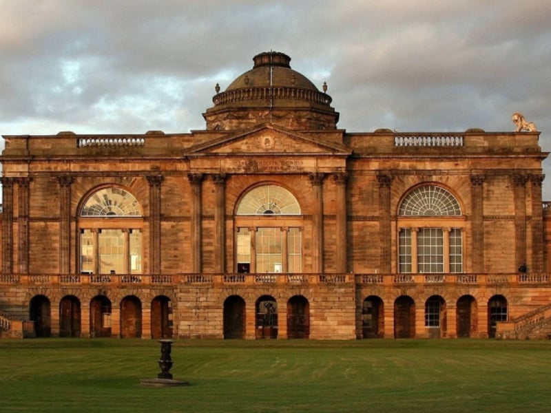 The glorious Gosford House, near the East Lothian village of Longniddry, is used for the Closson mansion in New York. The house's Marble Hall is used for the scene where Nan and Guy meet for the second time (look out for the pink marble staircase). 