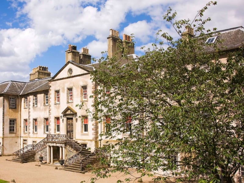 Newhailes House, the National Trust for Scotland stately home in Musselburgh, was used for interior scenes of Brightlingsea Townhouse. Designers transformed the house's library into a wood-panelled dining room for the series.
