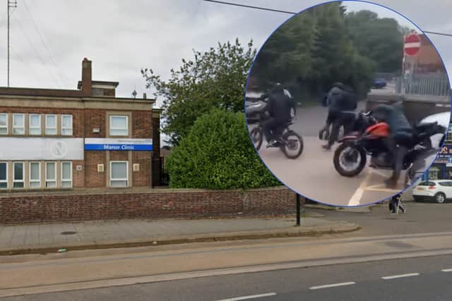 Missing Riding Motorcycle Watch: Video shows masked gang as motorbike stolen at GP surgery